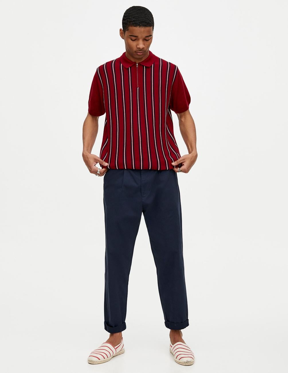 Брюки Pull&Bear W34 Темно-синий (5679534b26) - фото 2