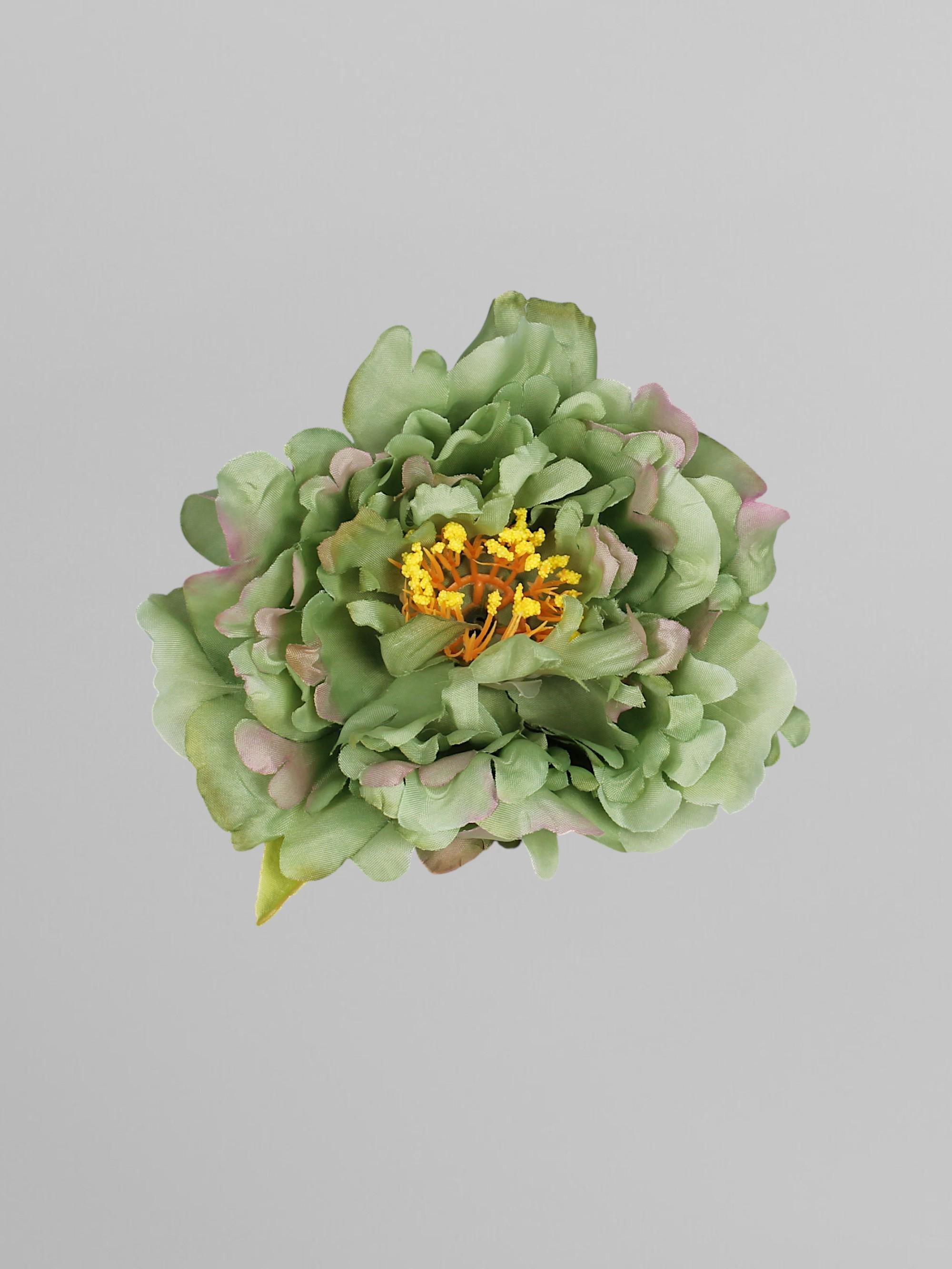 Искусственная головка пиона раскрыта 12 см Зеленый (К05051)