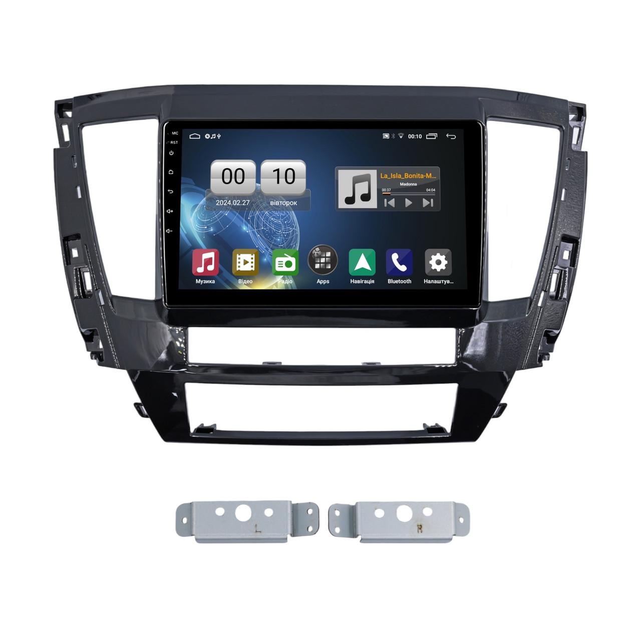 Автомагнітола штатна QIV Q1 для Mitsubishi Pajero Sport 2019+ F2 W2 9" (Q46152)