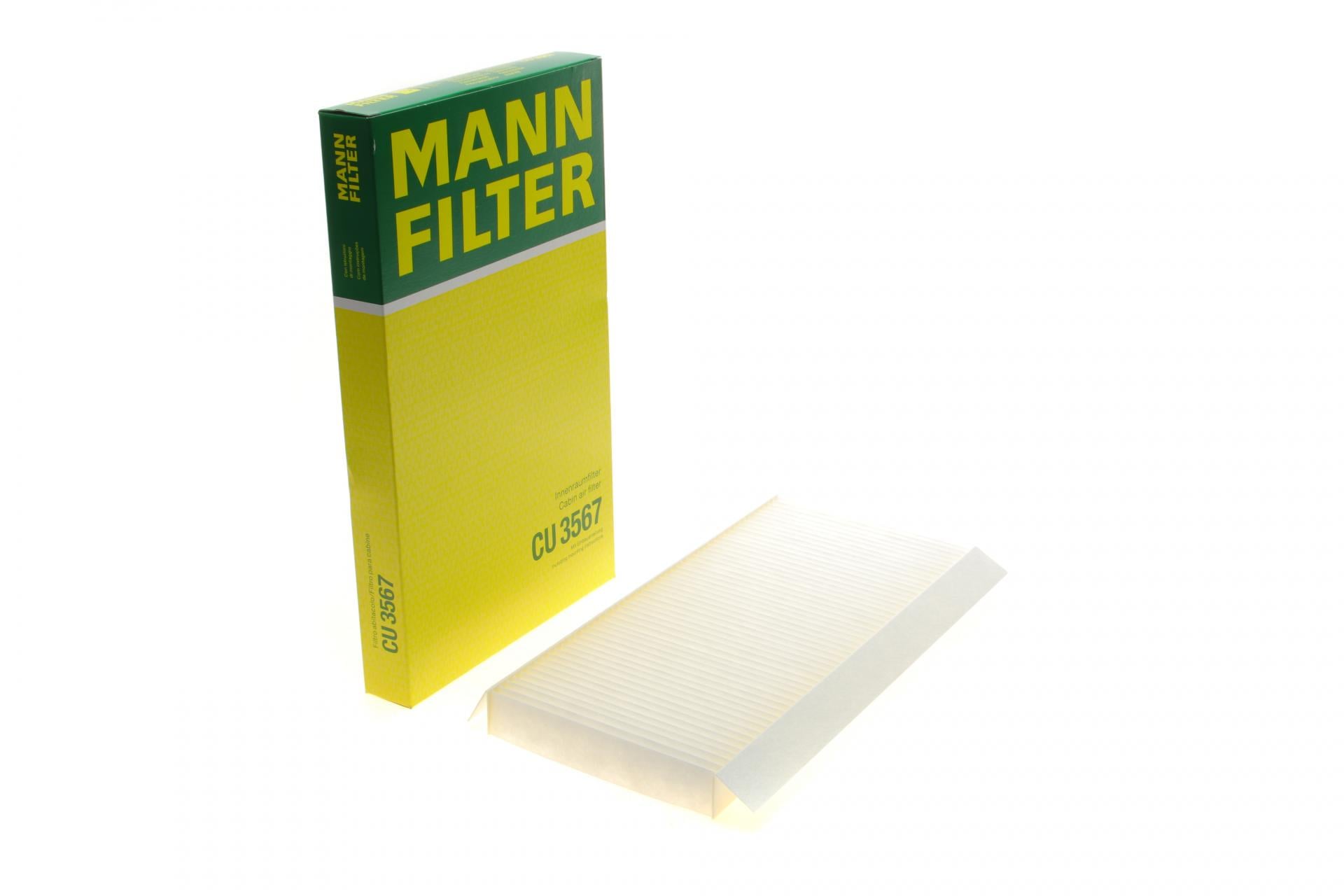 Фильтр салона Mann-Filter для Ford Focus 98-04/Transit Connect/Tourneo Connect 02-13 (CU 3567)