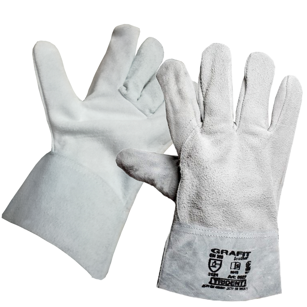 Перчатки сварочные краги короткие 12 шт. (3063)