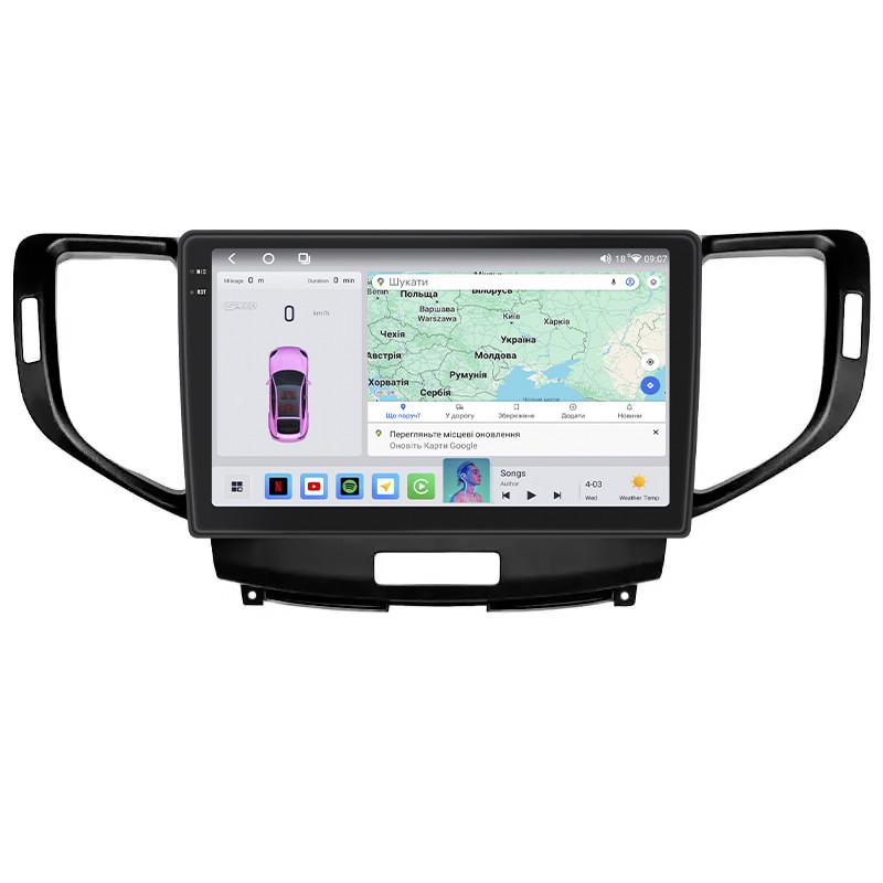 Автомагнитола штатная Lesko QLED CarPlay/4G/Wi-Fi/GPS/360° для Acura TSX II 2008-2014 4/64Gb 9" (2328986675)