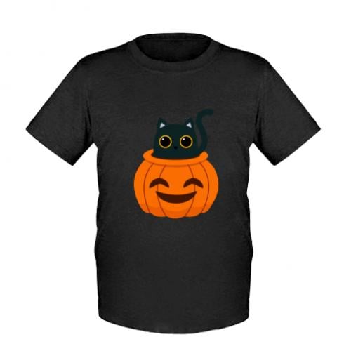 Футболка детская Halloween Symbols 116 см Черный (18240155-2-206779-XS)
