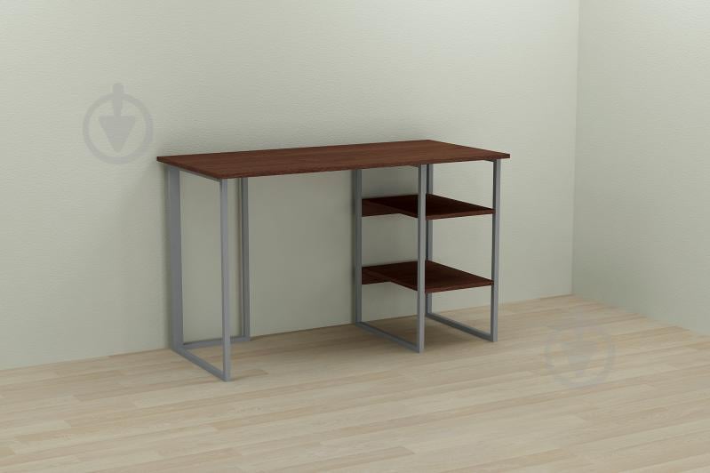 Компьютерный стол Ferrum-decor Кевин 75x100x70 серый ДСП Венге 16мм