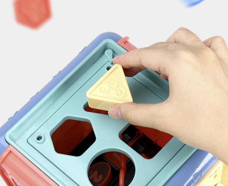 Развивающая игрушка Куб-Сортер музыкальный разноцветный - фото 7