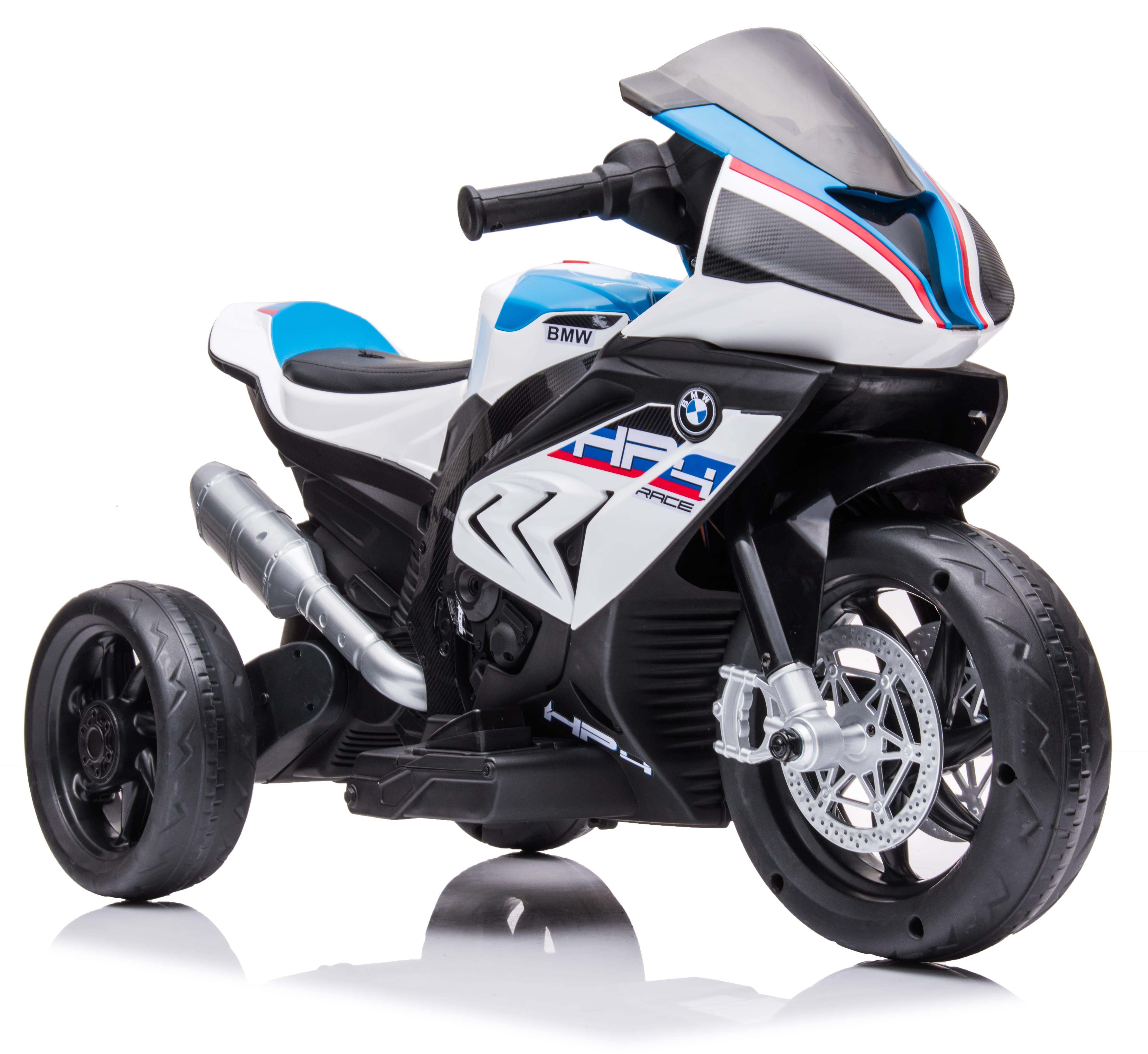 Электромотоцикл детский BMW HP4 Race Белый (10001)