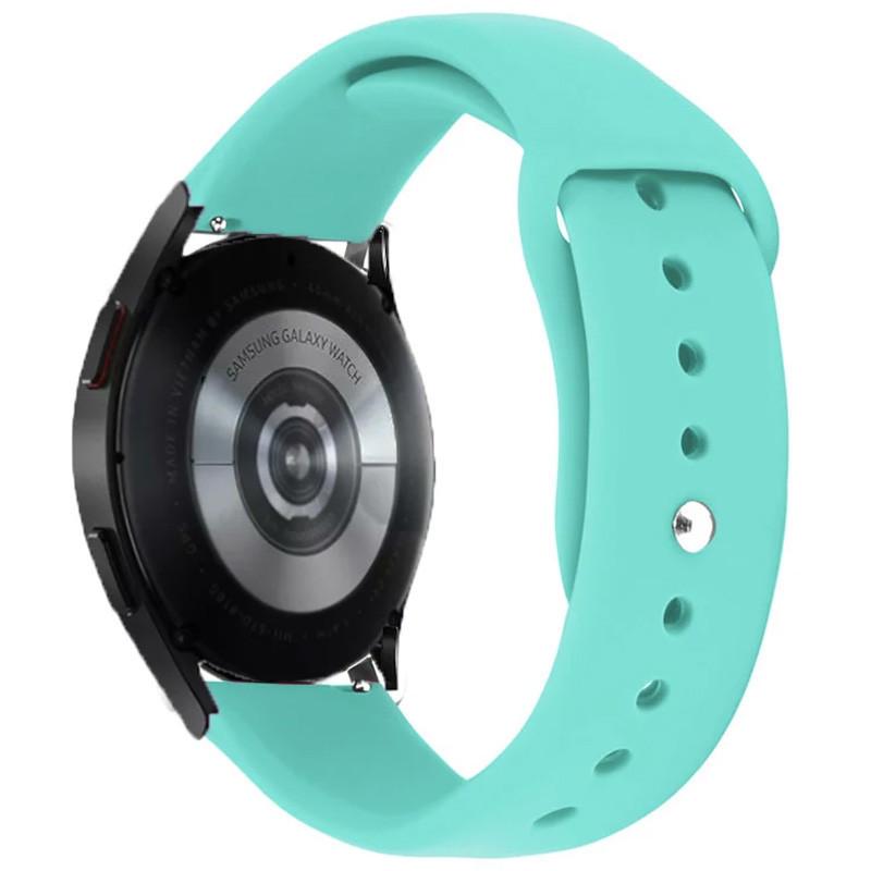 Ремінець силіконовий Sport для Smart Watch 22 мм Бірюзовий (00000068672_3)