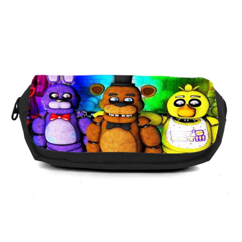 Пенал школьный Аниматроники Пять ночей Фредди FNAF-0005 Черный (1478385338)