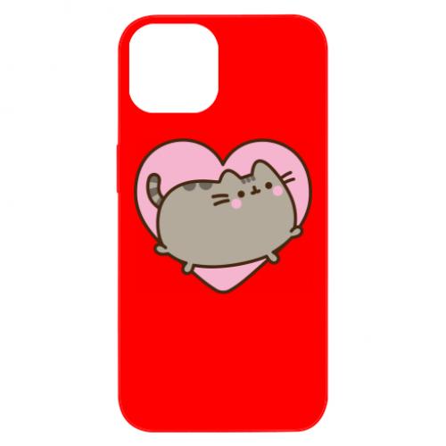 Чехол для iPhone 13 Пушин В Сердечке (15711196-3-193642)