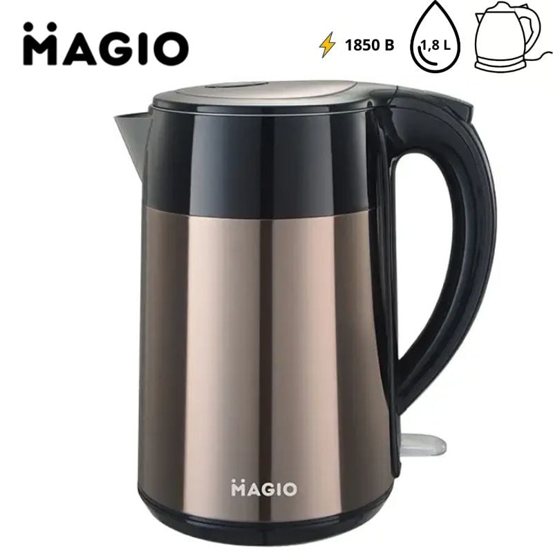 Електрочайник Magio MG-128 1,8 л 1850W (26202696) - фото 4 Електрочайник Magio MG-128 1,8 л 1850W (26202696) - фото 4