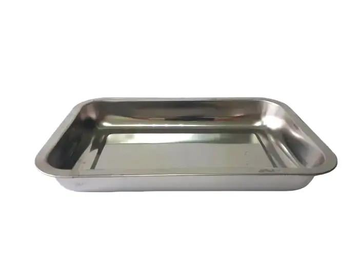 Противень прямоугольный из нержавеющей стали 39,5х29,5 см