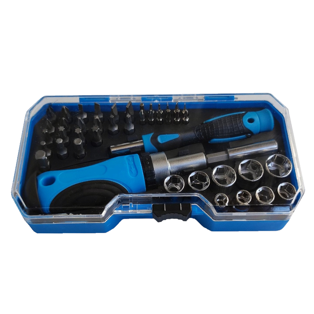 Набір викруток з насадками 44 од. (51390) - фото 2 Набір викруток з насадками 44 од. (51390) - фото 2