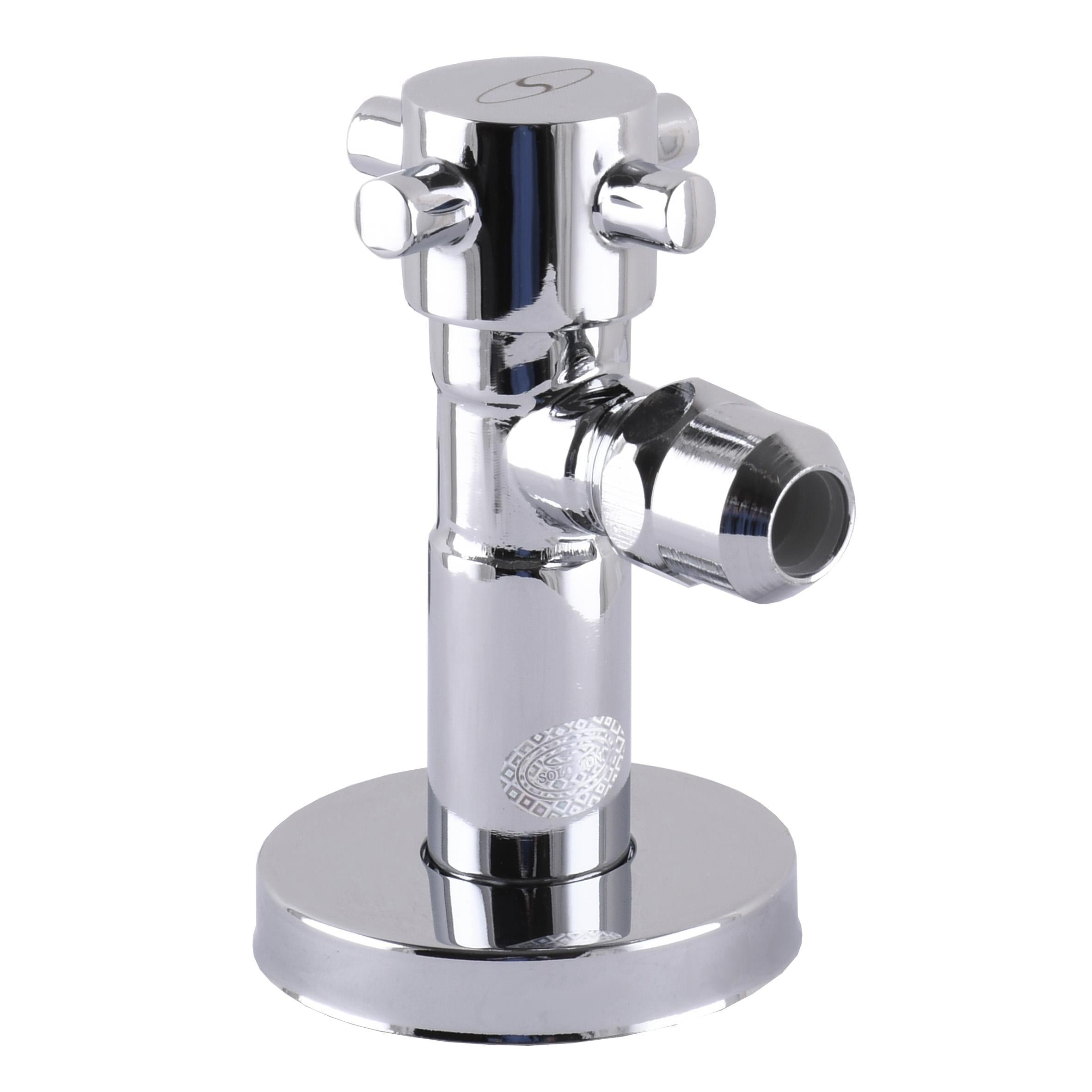 Кран полувращающийся угловой с цангой Solomon 1/2"х3/8" Retro 7077 (000002252) Кран полувращающийся угловой с цангой Solomon 1/2"х3/8" Retro 7077 (000002252)