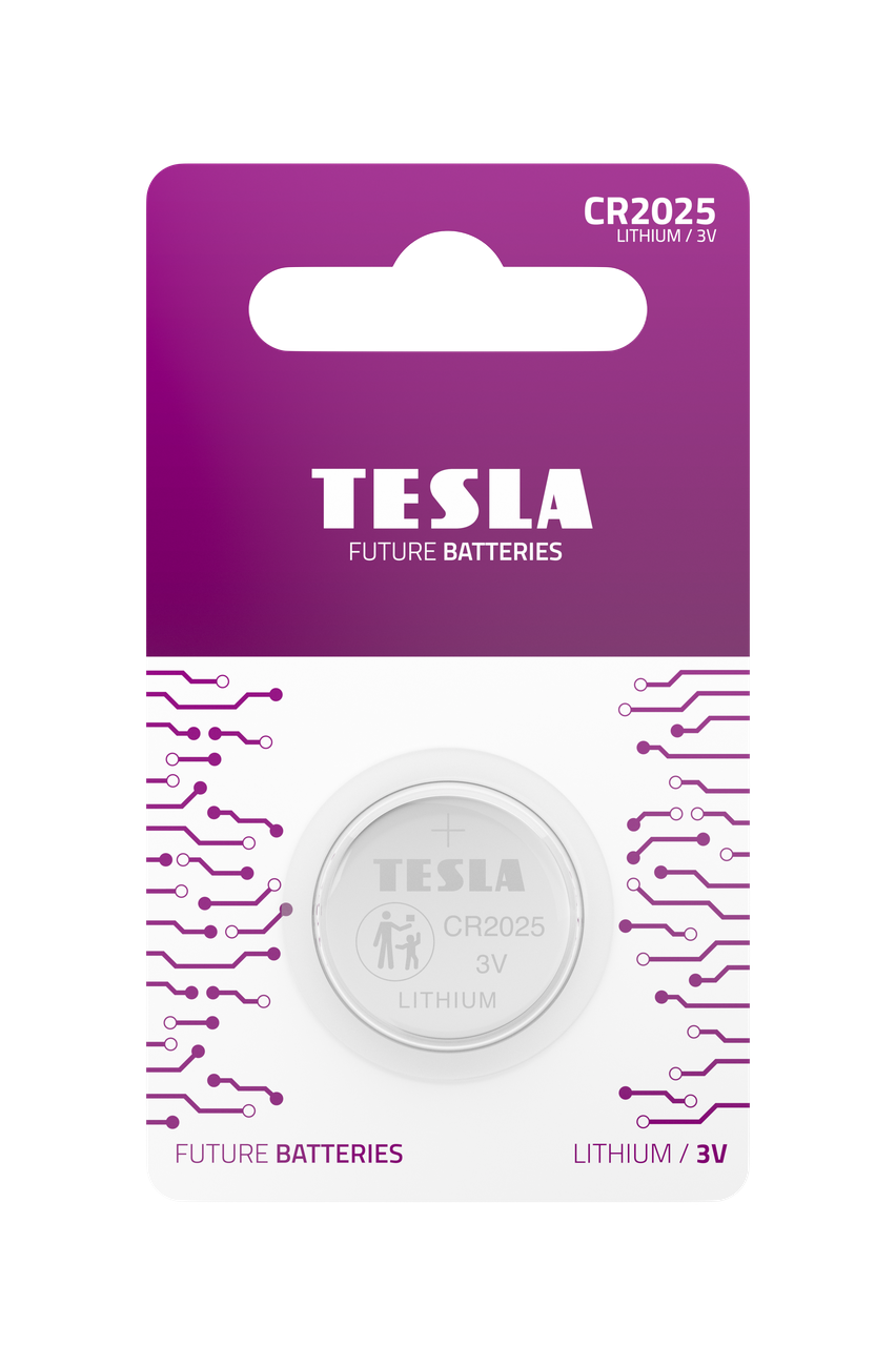 Батарейки TESLA CR 2025 BLISTER FOIL 1 шт. (1794269958)