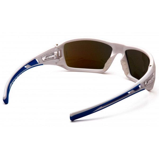 Окуляри Pyramex Velar White (ice blue mirror) дзеркальні сині в білій оправі - фото 4 Окуляри Pyramex Velar White (ice blue mirror) дзеркальні сині в білій оправі - фото 4