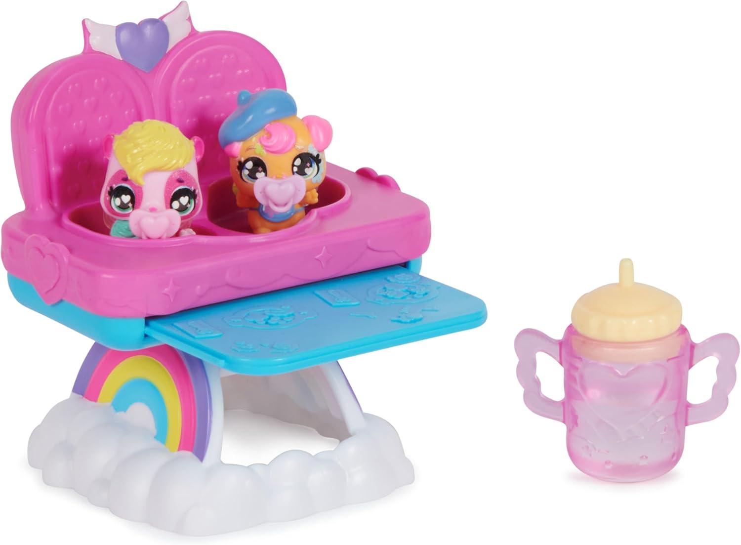Игровой набор Hatchimals Alive Hungry Hatchimals Playset со стулом для кормления (HA003)