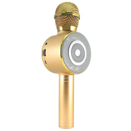 Караоке микрофон Wster WS-669 Золотой (10484246)