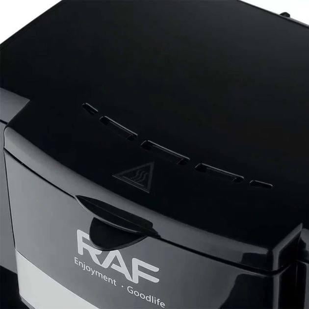 Кофеварка RAF R.115 с двумя керамическими чашками 650 Вт 420 мл Черный (612379) - фото 5 Кофеварка RAF R.115 с двумя керамическими чашками 650 Вт 420 мл Черный (612379) - фото 5