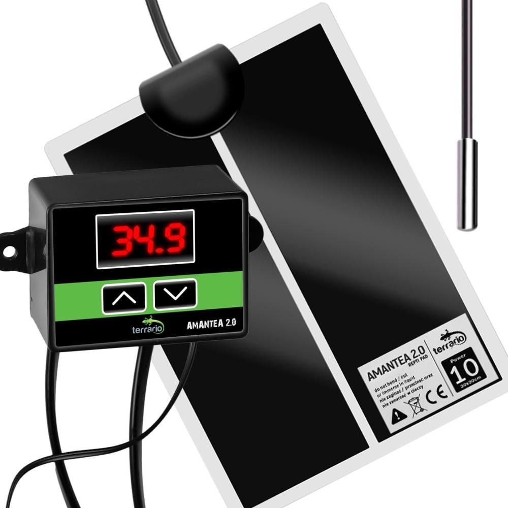 Мат нагревательный с термостатом Terrario Amantea 2.0 10W 30x20 см (tr-amantea-10w)