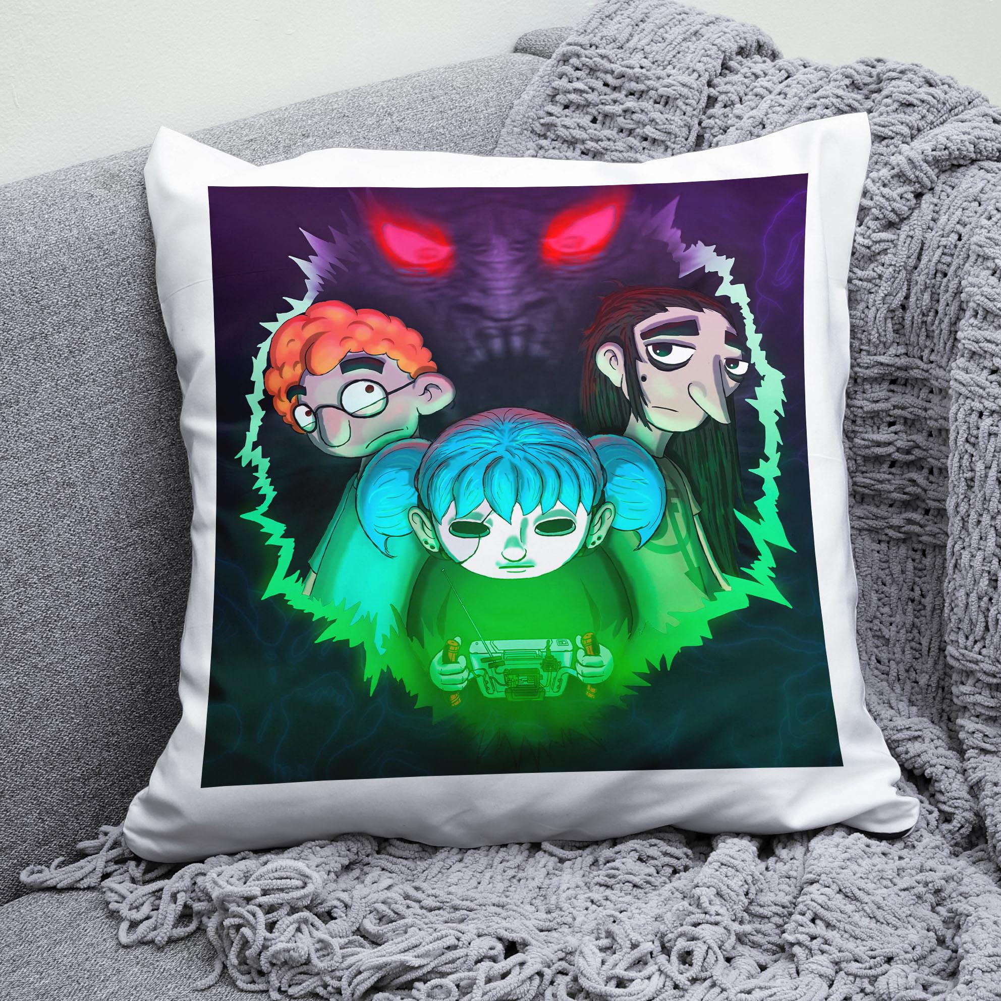 Плюшевая подушка квадрат с принтом игры Sally Face