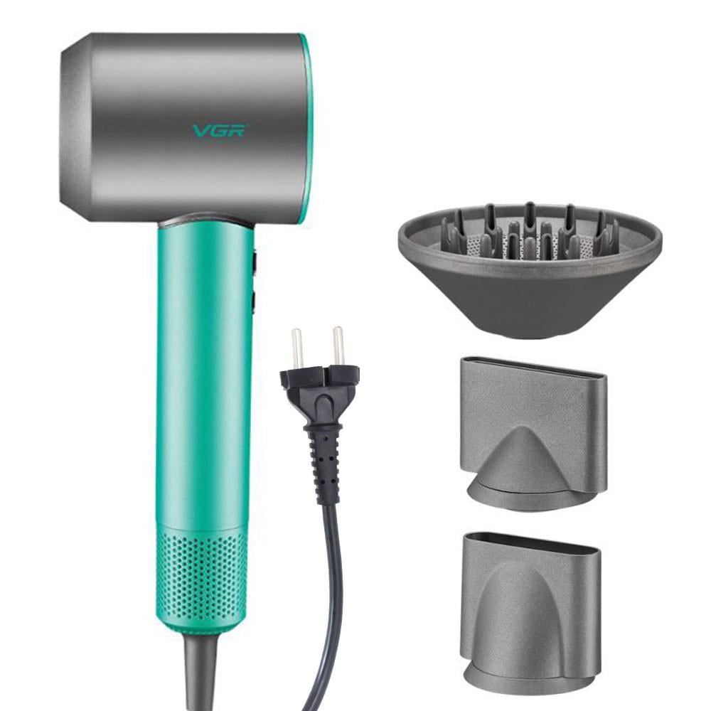 Фен для волос VGR V440 110000 об/мин с диффузором и 3 насадками 3 температурных режима