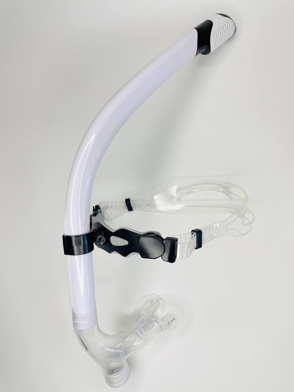 Трубка для плавання Flexa універсальна із сухим клапаном Dry Top (TRF0101White)