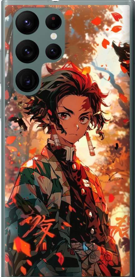 Чехол на Samsung Galaxy S22 Ultra Tanjiro (6130u-2500-42517)