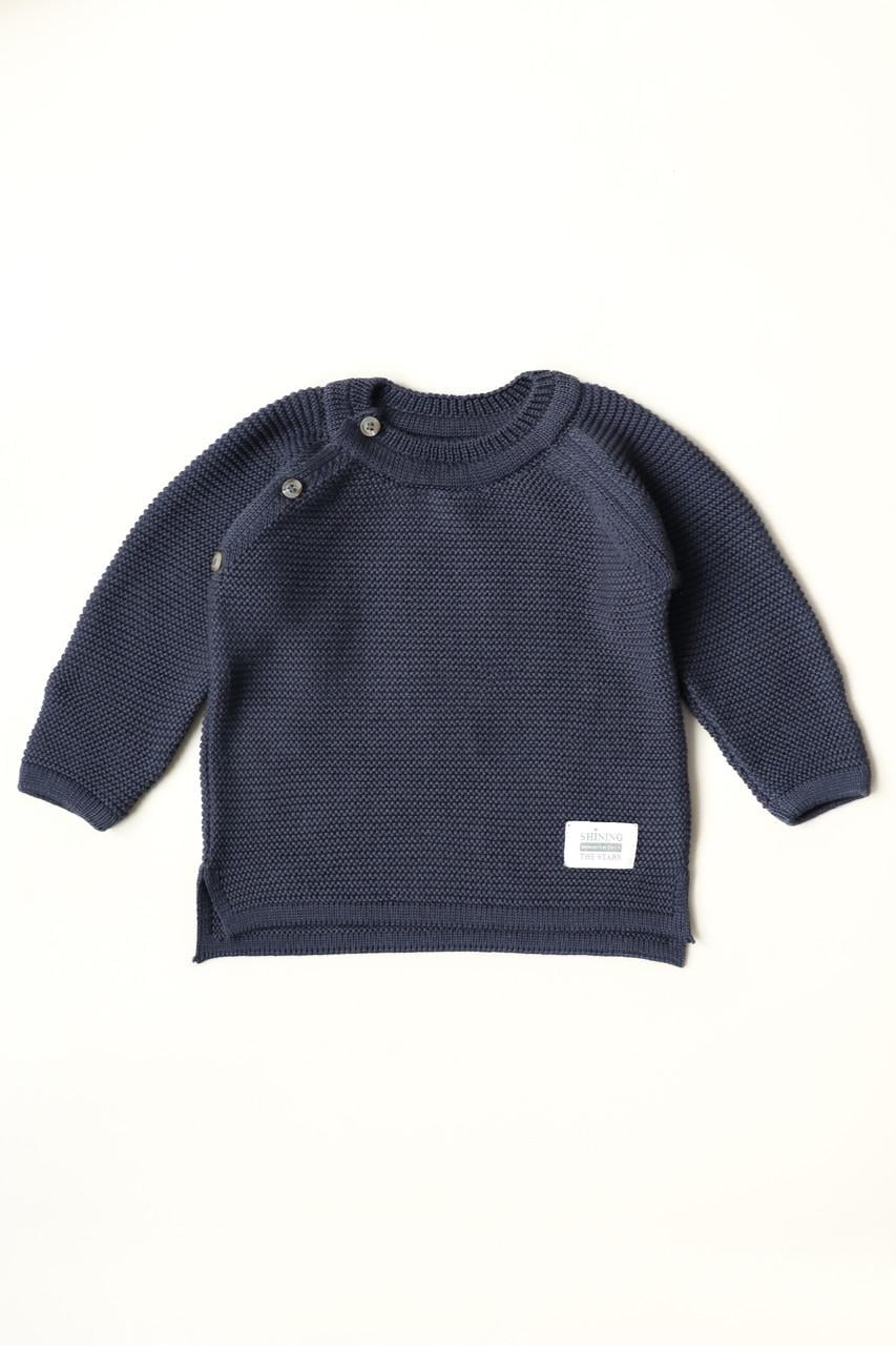 Светр дитячий Mag Baby Star бавовняний 110 см 4-5 роки Графітовий (2859793095)