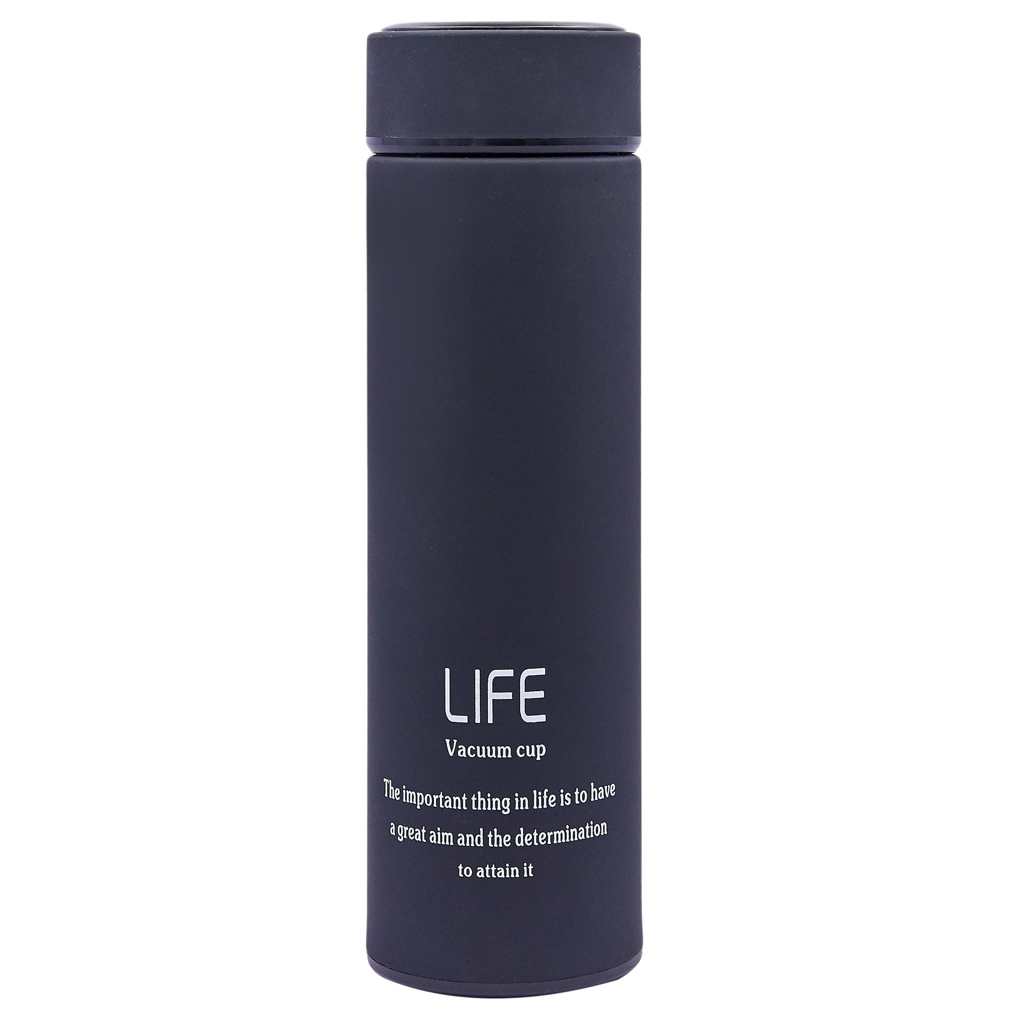 Термос стальной Life 450 мл Черный