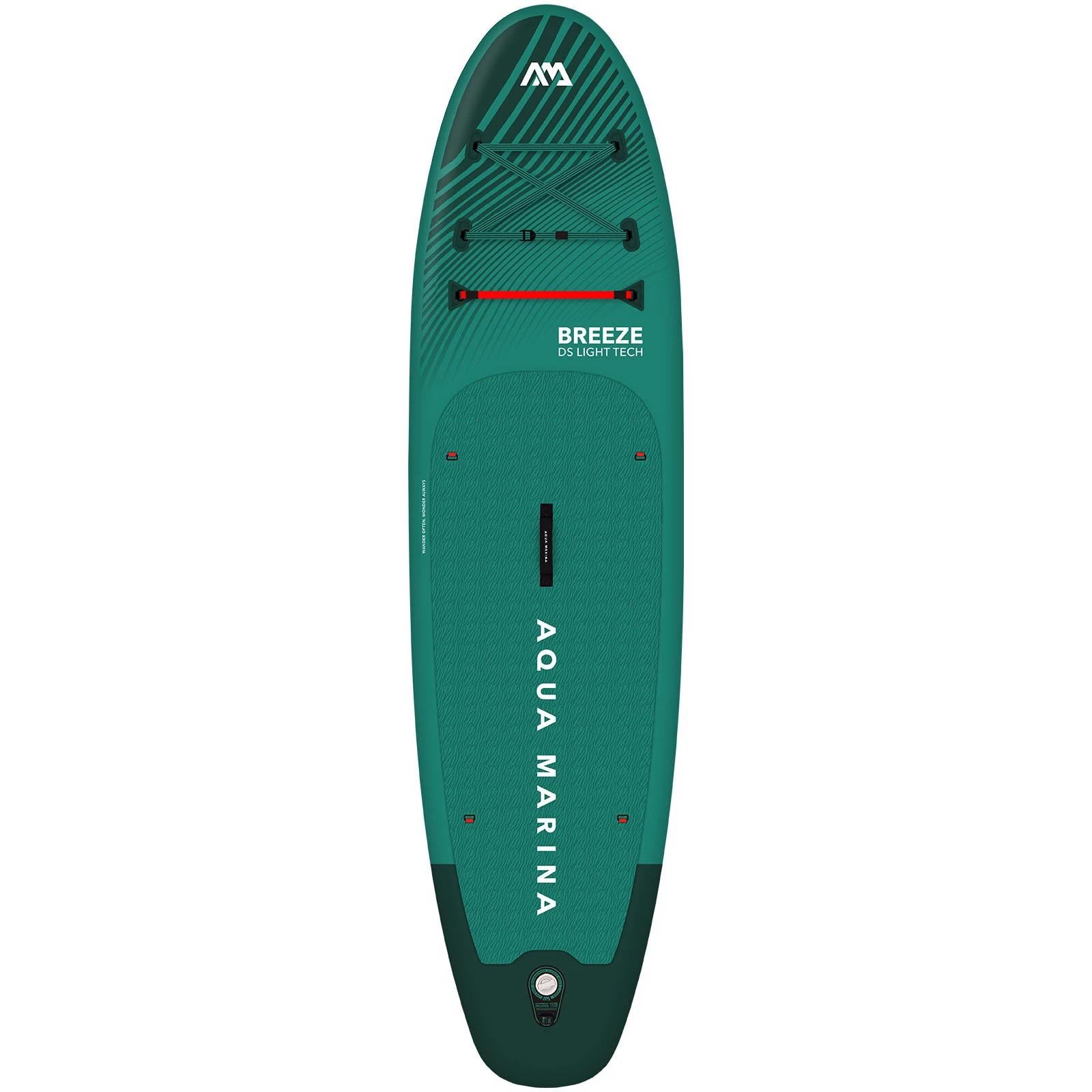 САП дошка Aqua Marina Breeze 9'10 з веслом/насосом LIQUID AIR V1 надувна Stand Up Paddle 300 см (69)