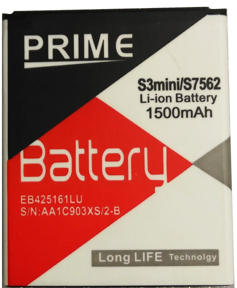Аккумулятор PRIME для Samsung i8190/i8160/S7562 EB425161LU 1500 mAh (000020936) Аккумулятор PRIME для Samsung i8190/i8160/S7562 EB425161LU 1500 mAh (000020936)