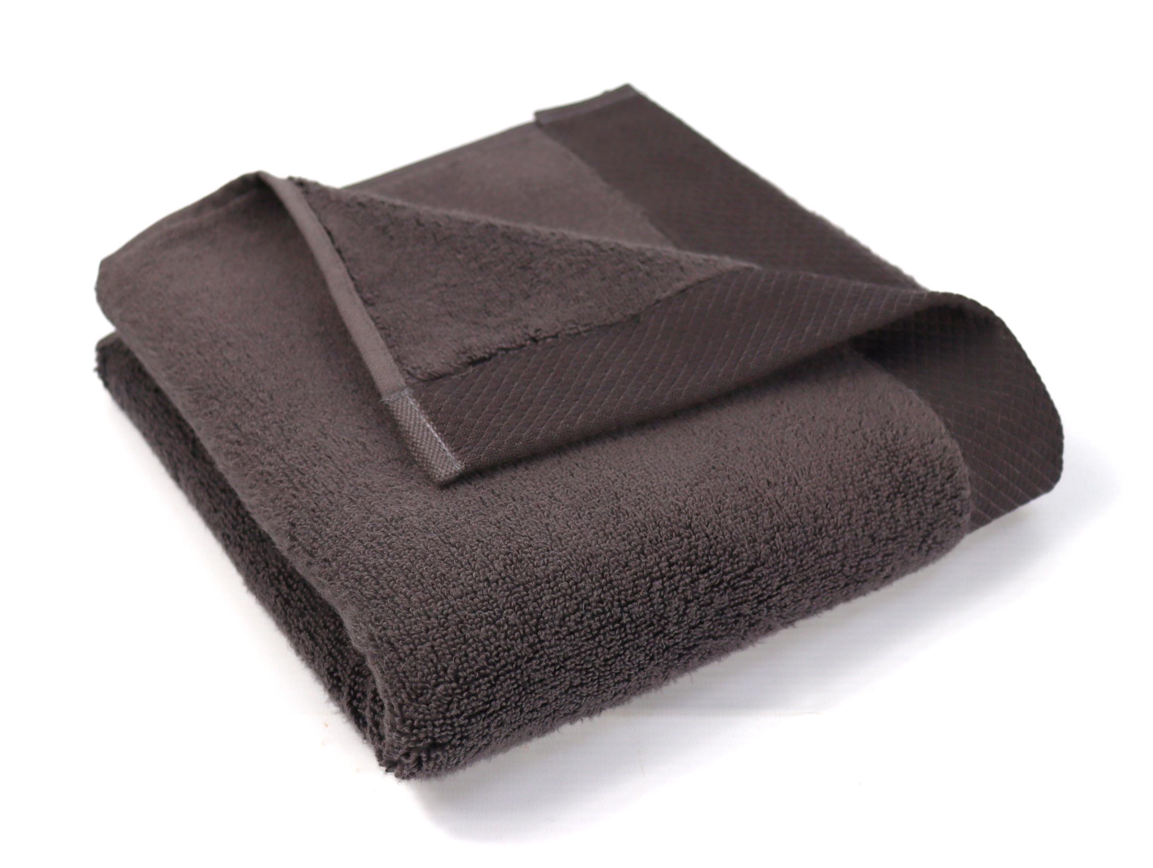 Рушник Lubow Microcotton 50х90 см 550 г/м2 Темно-сірий - фото 1 Рушник Lubow Microcotton 50х90 см 550 г/м2 Темно-сірий - фото 1