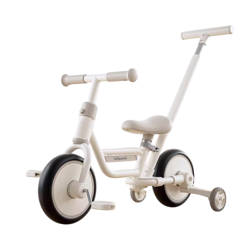 Велосипед-беговел Lumpurini Bravold 4в1 с родительской ручкой и четырьмя колесами (YH-F8S)