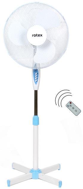 Вентилятор напольный Rotex RAF54-E White/Blue (288330)