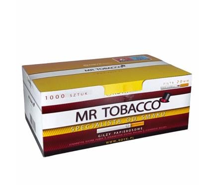 Гильзы для сигарет MR. TABACCO 20 мм 1000 шт. (23101041) - фото 1 Гильзы для сигарет MR. TABACCO 20 мм 1000 шт. (23101041) - фото 1