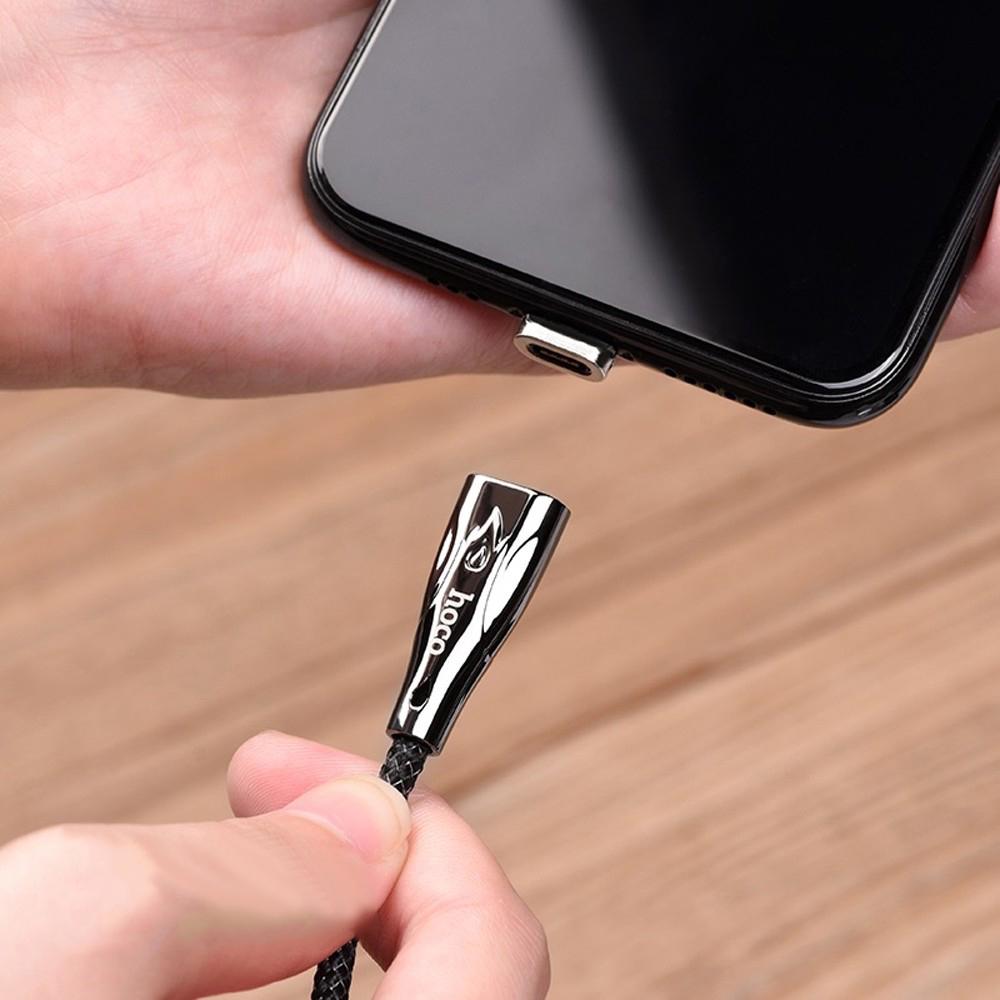 Кабель Hoco U75 Blaze magnetic charging data for Type-C Black - фото 2