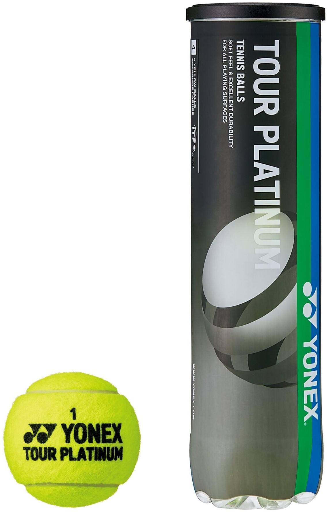 М'ячі для тенісу Yonex Tour Platinum 4B Жовтий (TBTRPT4B) - фото 1