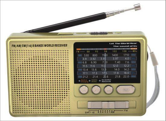 Радиоприемник Golon RX-182BT Золотой (NF0006)