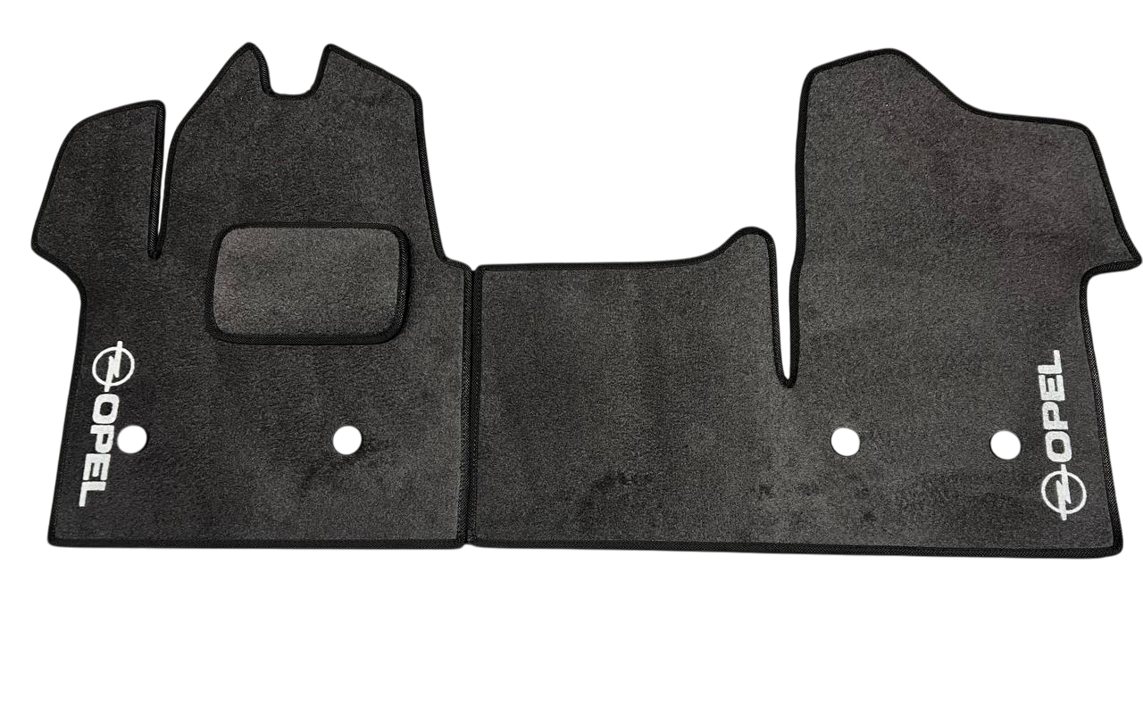 Килимки в салон ворсові для Opel Movano 2010 5 шт. Чорний (27327178)