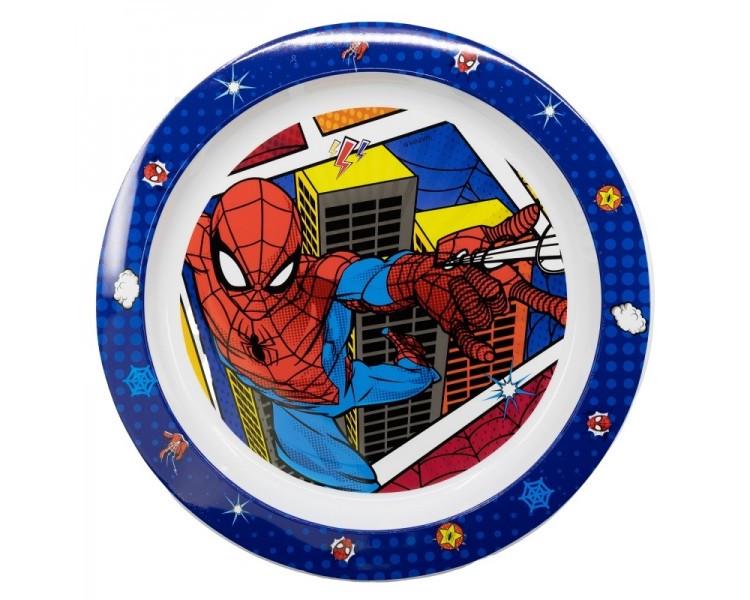 Детская тарелка STOR Spider-Man 20,3х23,1х2 см Красный/Синий/Белый (2250719521)