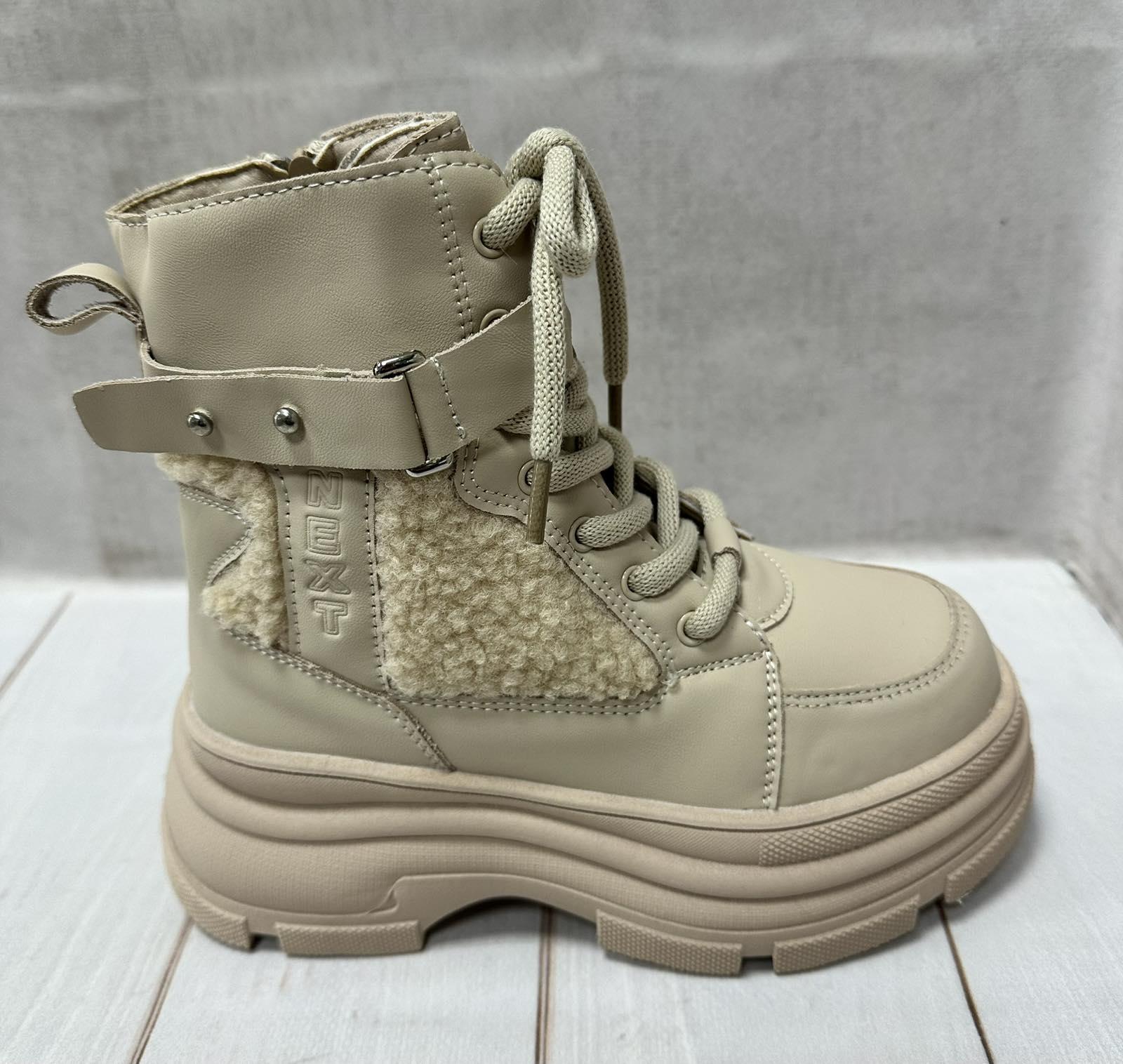 Черевики дитячі зимові на овчині Jong Golf р.36 23,5 см Бежевий Черевики дитячі зимові на овчині Jong Golf р.36 23,5 см Бежевий