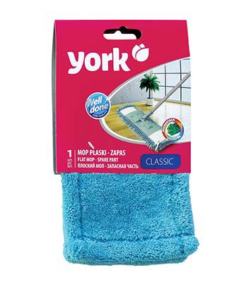 Насадка для швабри York Classic 40 см з мікрофібри (70641) Насадка для швабри York Classic 40 см з мікрофібри (70641)