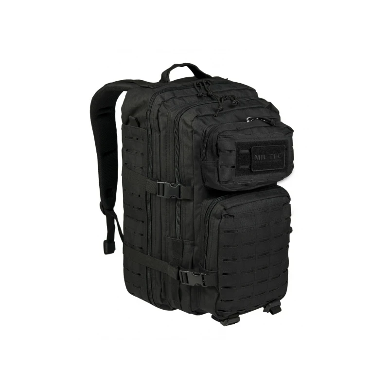 Рюкзак Mil-Tec от Sturm Assault Laser Cut 20 л зсистемою Molle 25 мм Black (14002602)