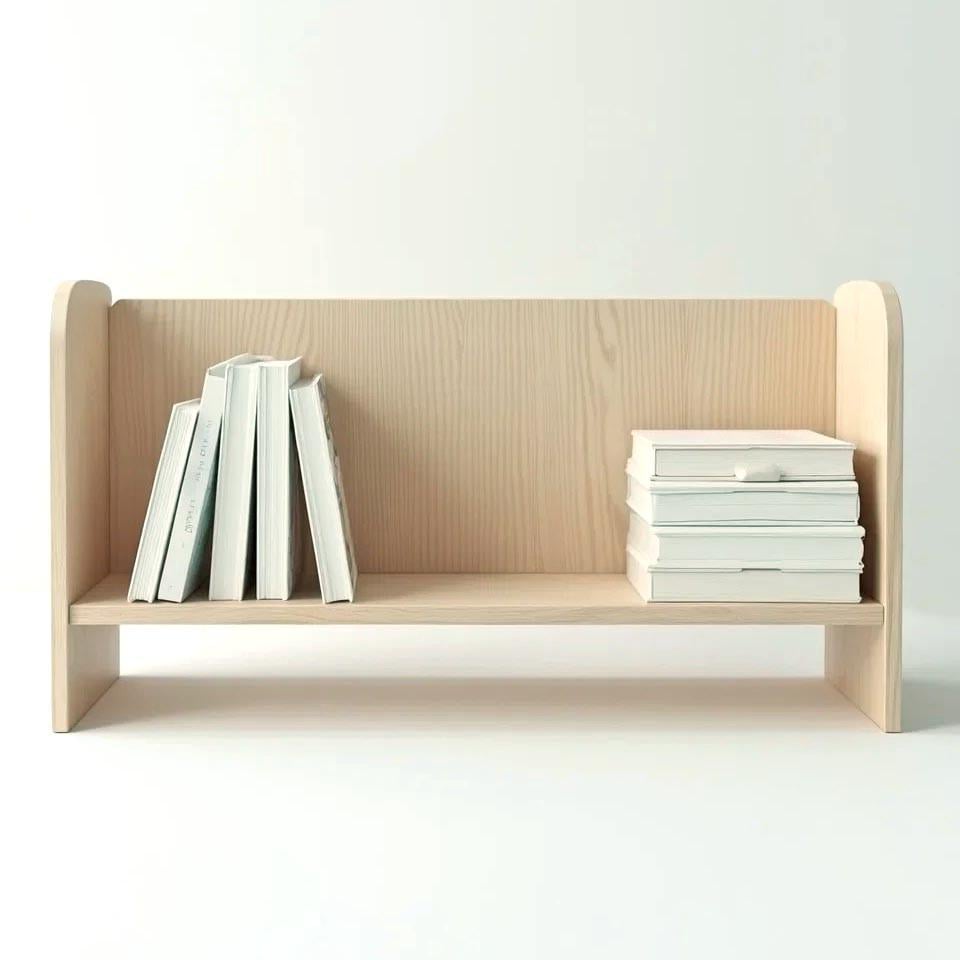 Полка книжная настольная из дерева Стайли Бланже (КПА-005601)