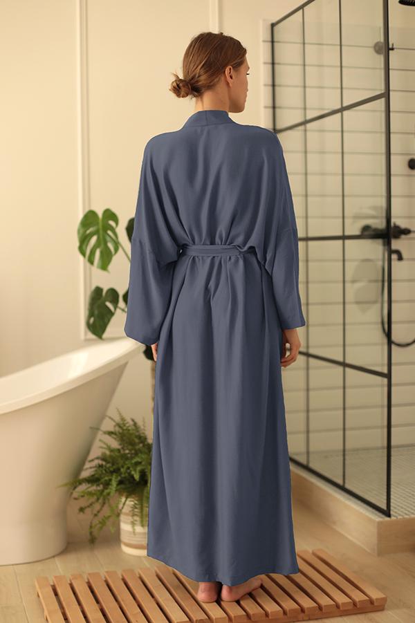 Халат шелковый Forly с хлопком Onesize Hortensia (SL0035-06-04_ONE) - фото 3 Халат шелковый Forly с хлопком Onesize Hortensia (SL0035-06-04_ONE) - фото 3