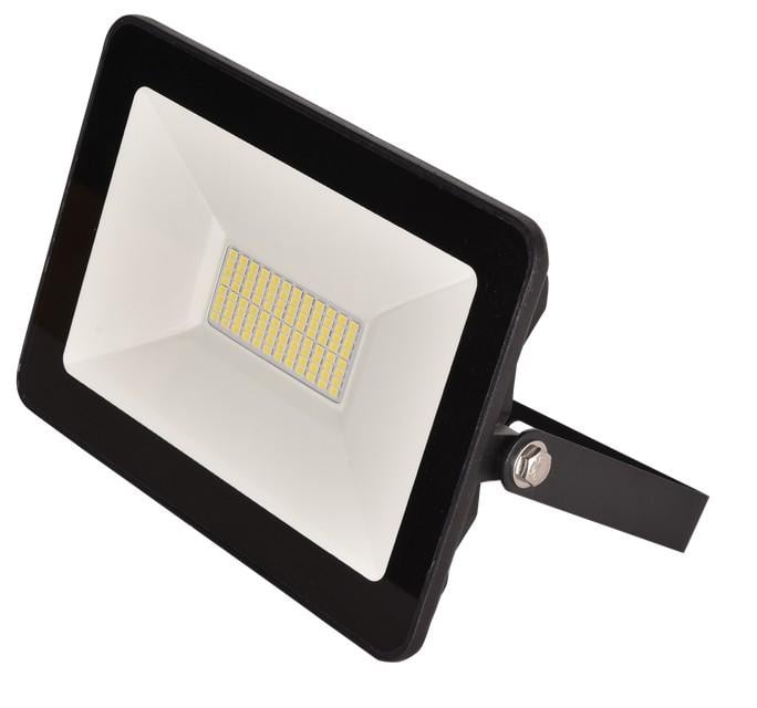 Прожектор LED 30W Slim 6400 Чорний (07461)