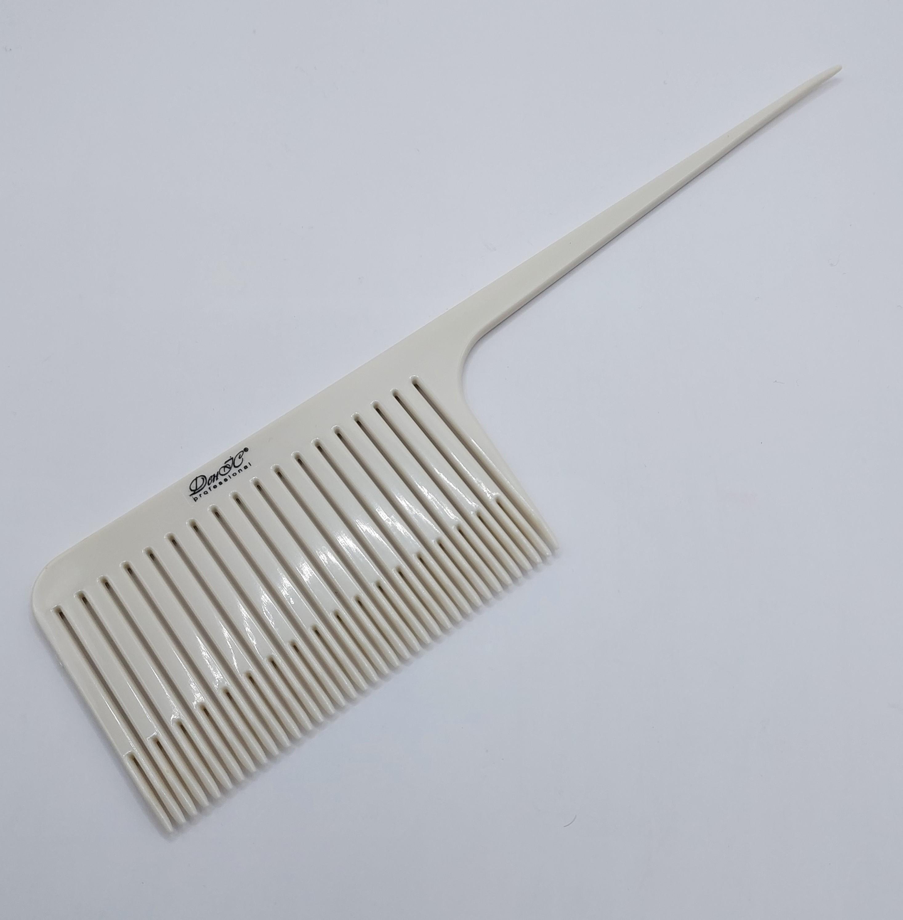Расческа для вуального мелирования волос ДенІС professional 55 х 210 мм Белый (1453071760)