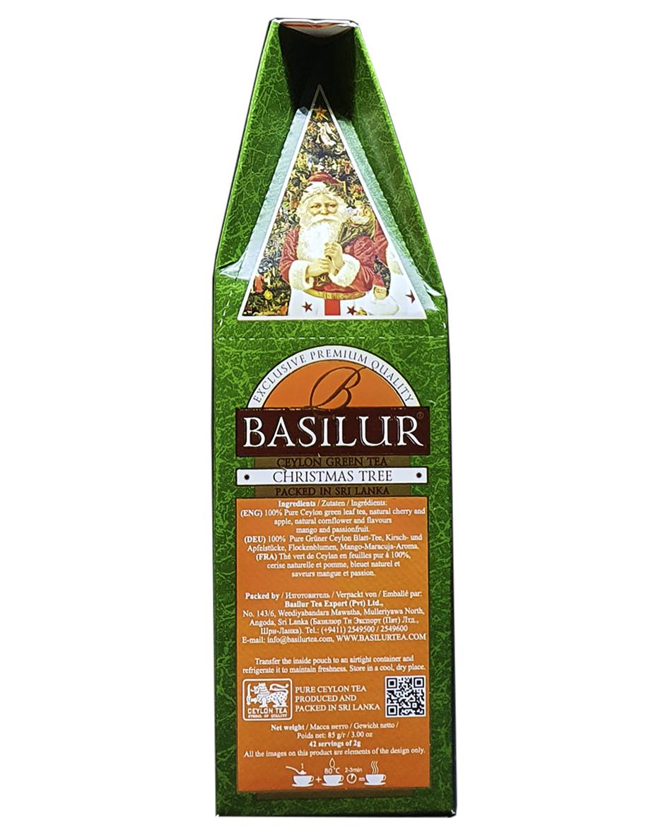 Чай зеленый цейлонский Basilur Рождественская елка 85 г (56406) - фото 5