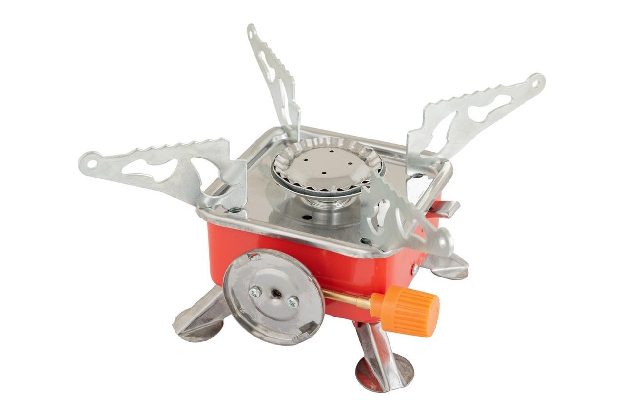 Плита туристична газова з п'єзопідпалом розкладна 2,8 кВт 145 г/год. 42 Bar G30/G31 I3В/P 50