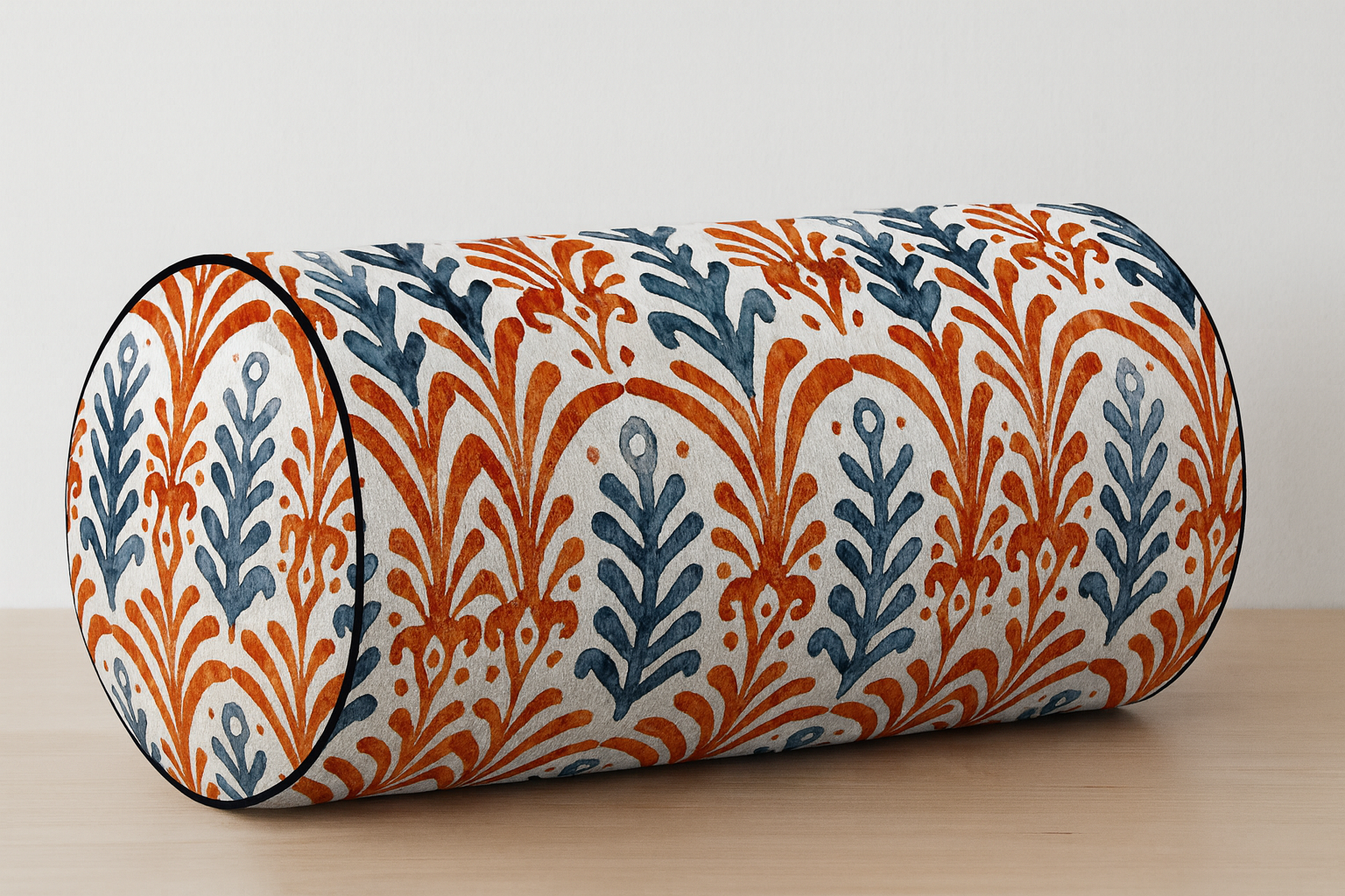 Подушка-валик Presentville орнамент Красно-синий (PV SEA006)